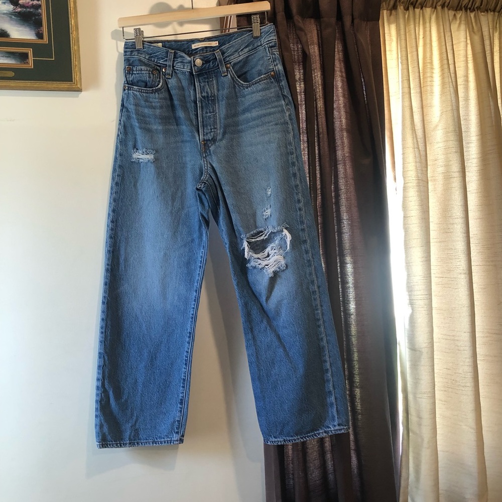 Levi’s ribcage straight jeans